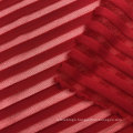 breathable 92 polyamide 8 elastane red ombre shiny stripes fabric for men and women underwear